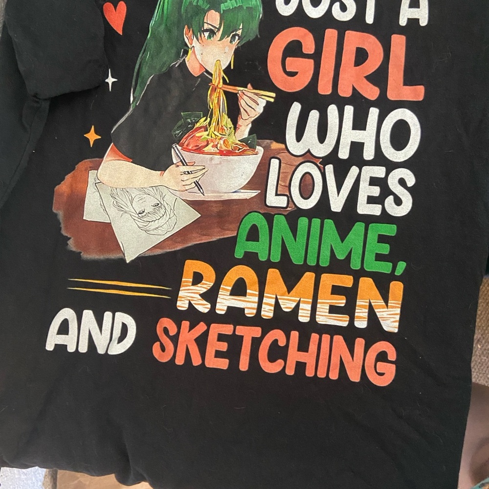 Black and Green Short Sleeve Tee Casual Top
